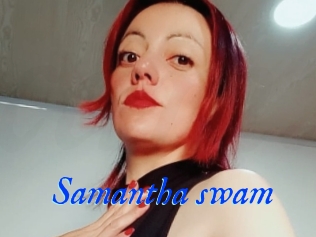 Samantha_swam